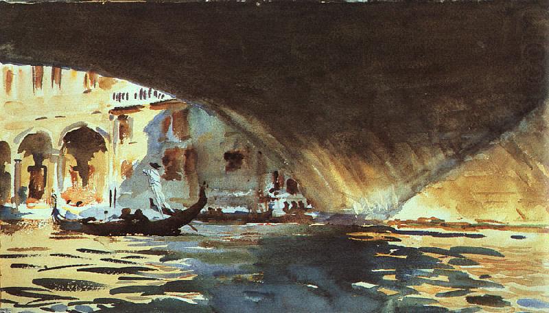 Under the Rialto Bridge, John Singer Sargent